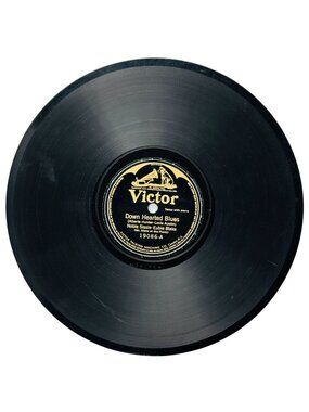 Noble Sissle & Eubie Blake Down Hearted Blues 10in Shellac 78 RPM Victor 19086